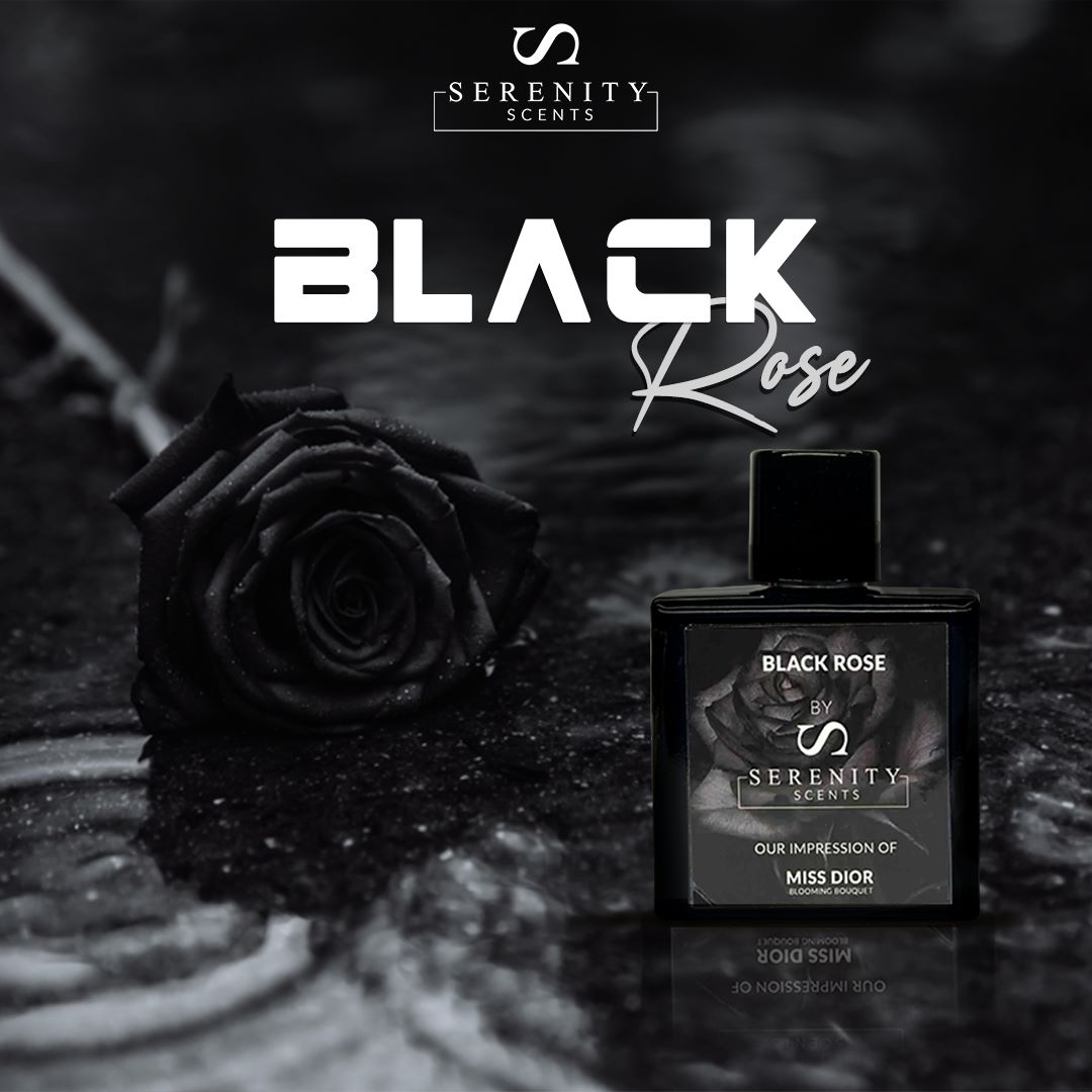 BLACK ROSE – Inspired by Miss Dior